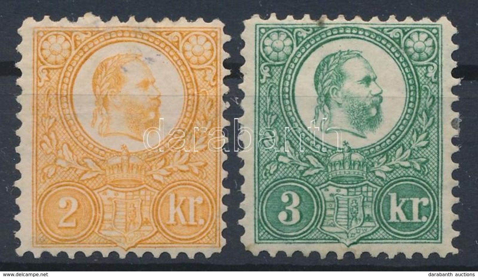 * 1883 Újnyomat 2kr + 3kr - Other & Unclassified