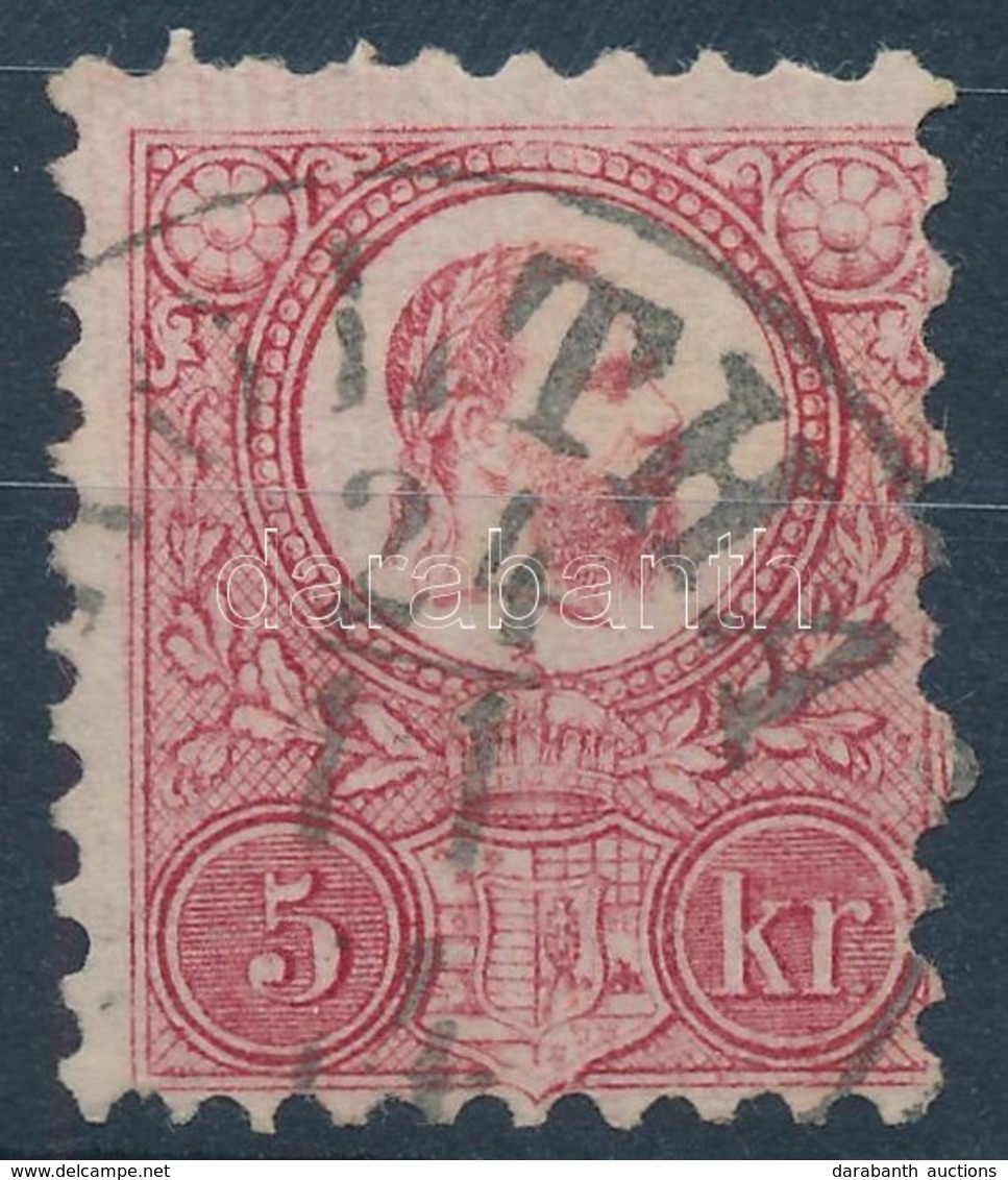 O 1871 Réznyomat 5kr 'KOLTHA' (Gudlin 300 Pont) - Andere & Zonder Classificatie