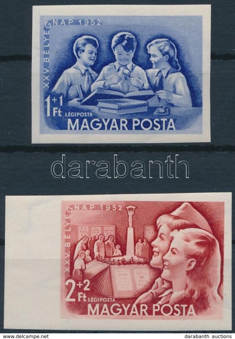 ** 1952 Bélyegnap (25.) Vágott Sor (18.000) - Other & Unclassified