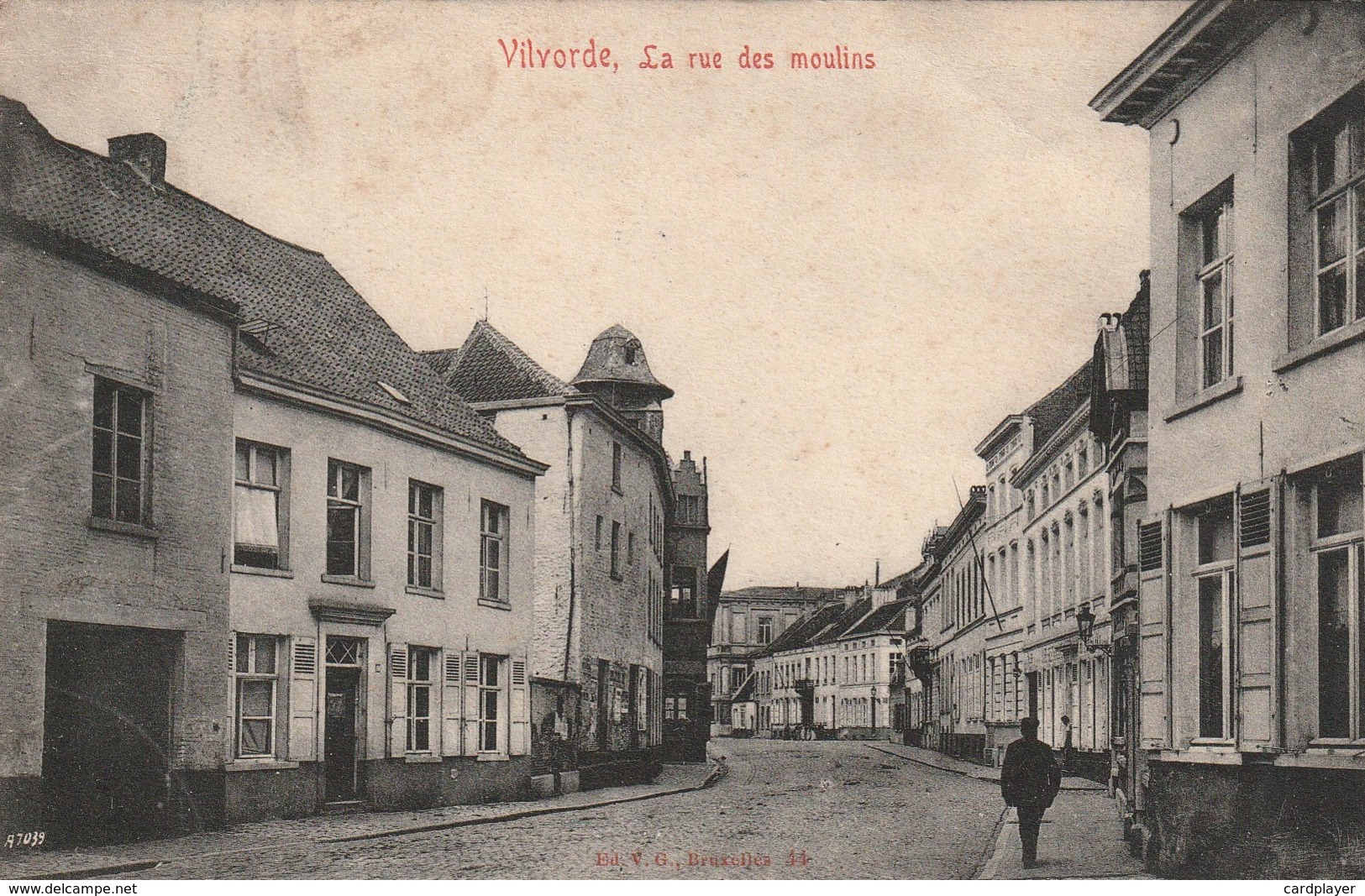 VILVORDE (Vilvoorde) - La Rue Des Moulins -  Ed. V.G. Bruxelles - 1909 - Vilvoorde