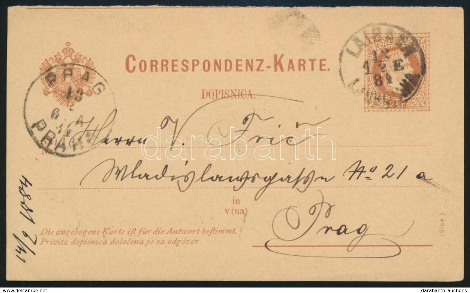 Ausztria 1884 - Andere & Zonder Classificatie