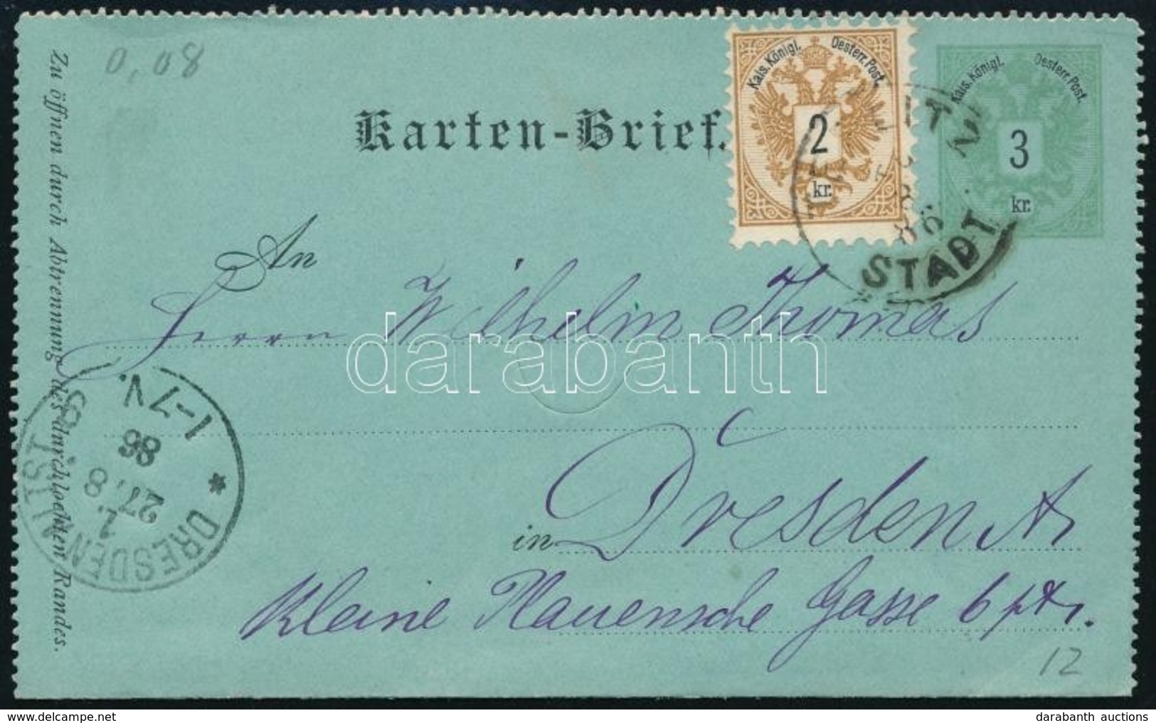 Ausztria 1886 - Other & Unclassified