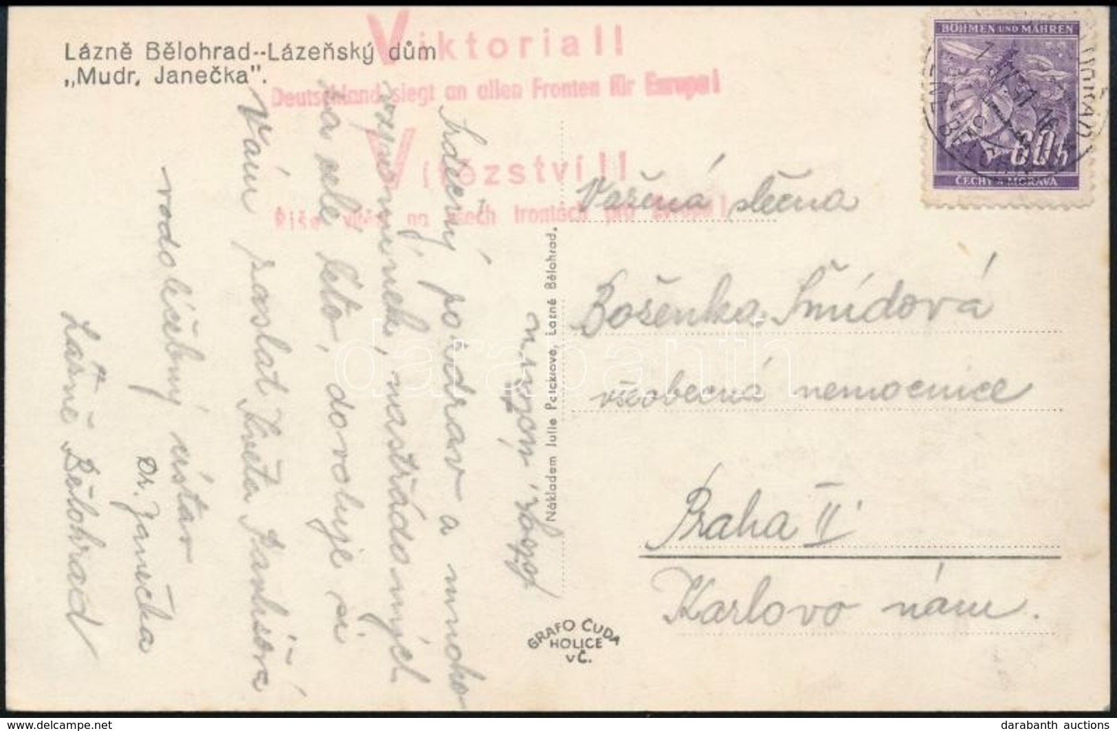 Német Megszállás II. VH Böhmen Und Mähren 1941 - Other & Unclassified