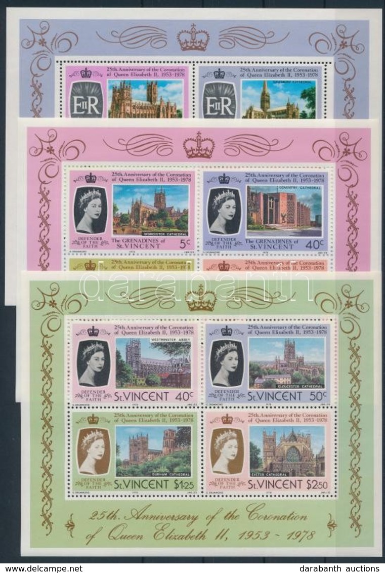 ** 1977-  1978  II. Elizabeth 3 Klf Blokk - Andere & Zonder Classificatie