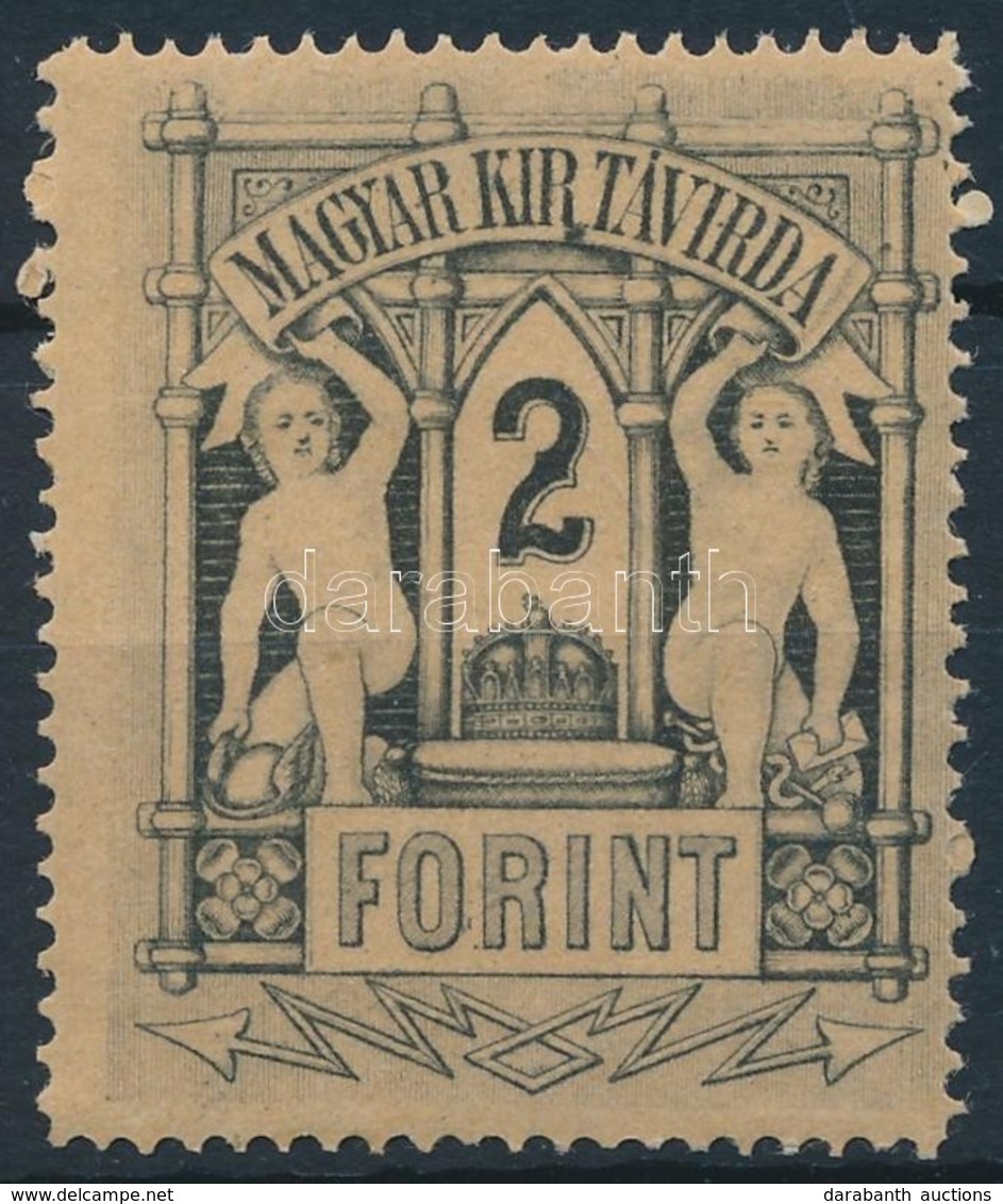 ** 1874 Távírda Réznyomat 2Ft - Altri & Non Classificati