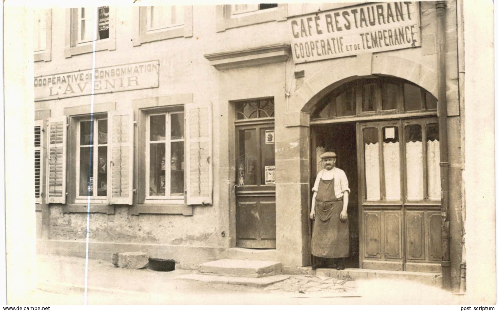 A Identifier - Fraize ? (Vosges) - Café Restaurant Coopératif Et De Tempérance - Coopérative De Consommation L'avenir - A Identifier