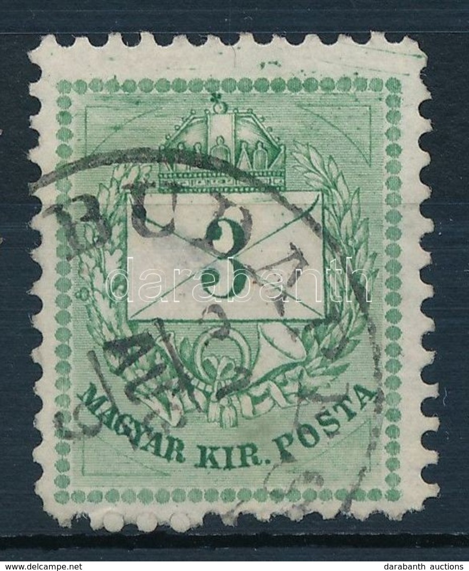 O 1874 3kr 11 1/2 Fogazással, A Felső Rész Javítással - Andere & Zonder Classificatie