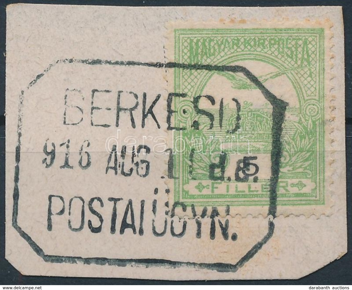 'BERKESD' Postaügynökségi Bélyegzés - Other & Unclassified