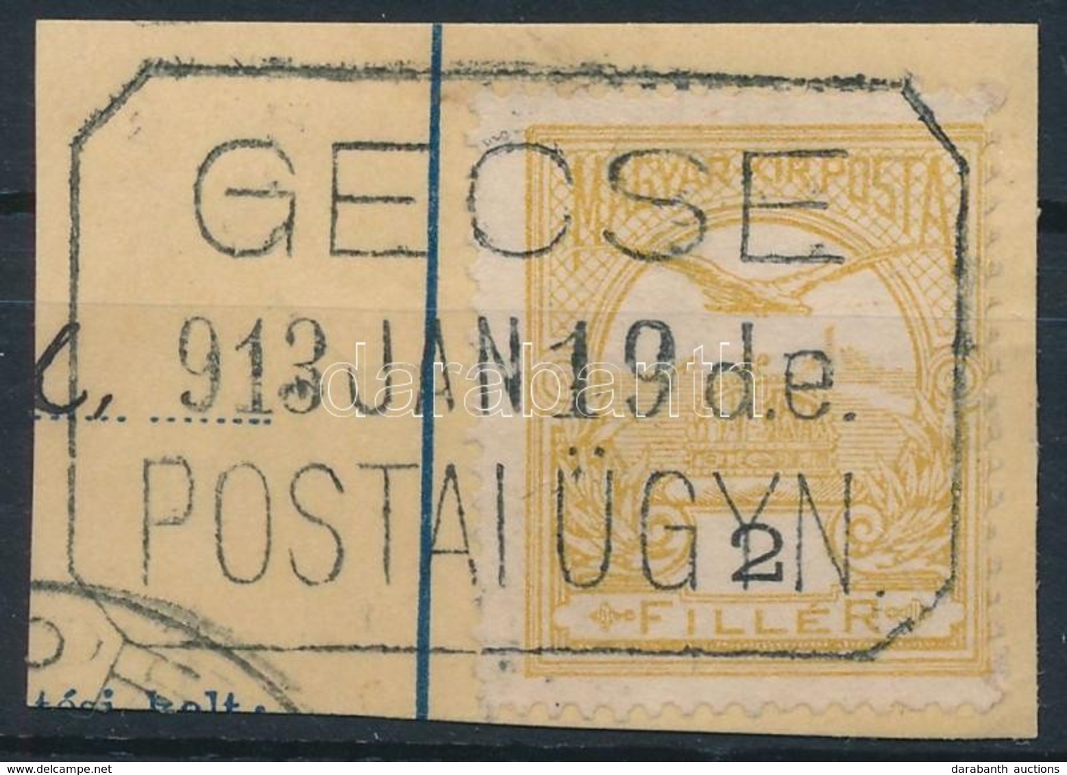 'GECSE' Postaügynökségi Bélyegzés - Other & Unclassified