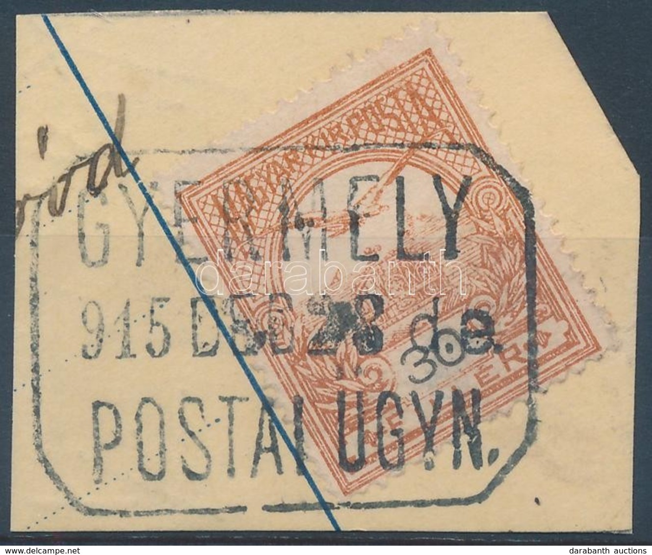 'GYERMELY' Postaügynökségi Bélyegzés - Other & Unclassified