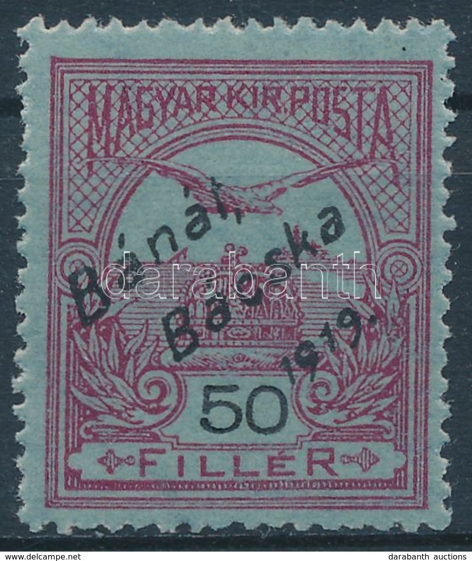 ** Bánát-Bácska 1919 Turul 50f Garancia Nélkül (7.000) - Other & Unclassified