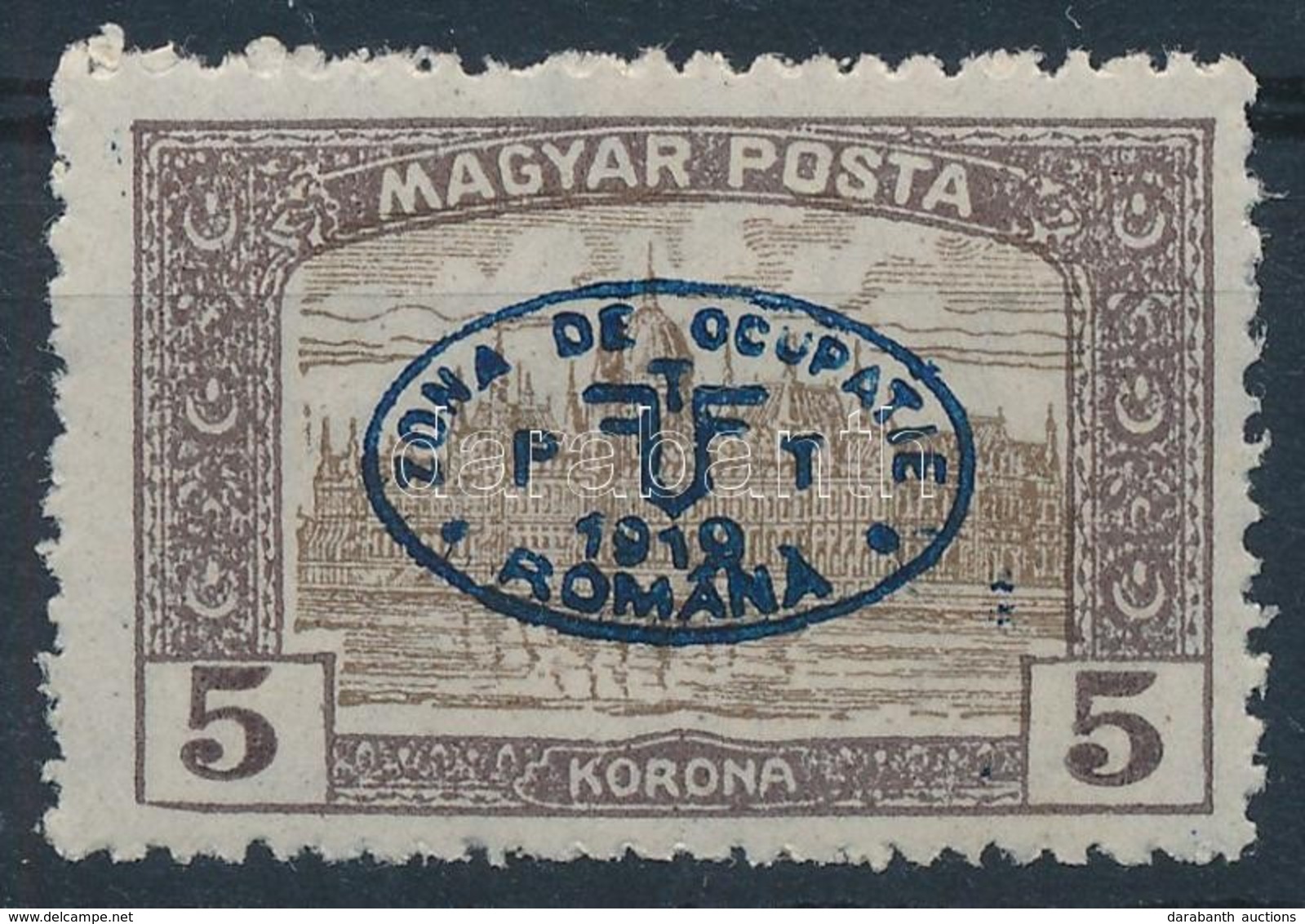 ** Debrecen I. 1919 Magyar Posta 5K Próbanyomat Garancia Nélkül (300.000) - Other & Unclassified