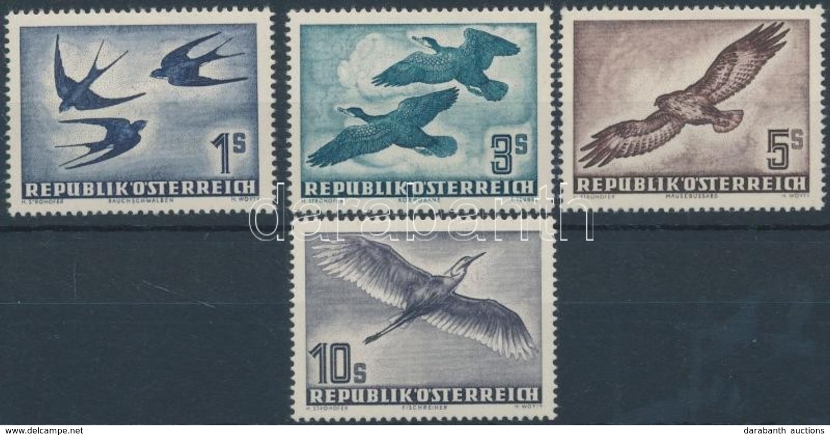 ** 1953 Madarak Sor Mi 984-987 - Other & Unclassified