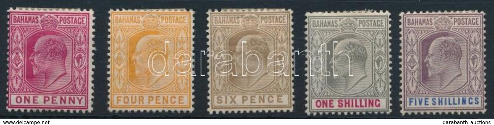 * 1902 5 Klf Forgalmi Mi 23, 25, 26-28 - Other & Unclassified