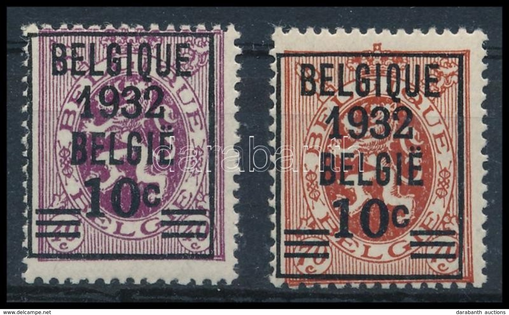 * 1932 Címer Sor Mi 322-323 - Andere & Zonder Classificatie