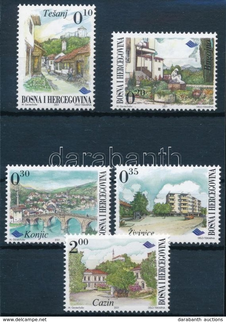 ** 2001 Város Sor,
City Set
Mi 217-221 - Other & Unclassified