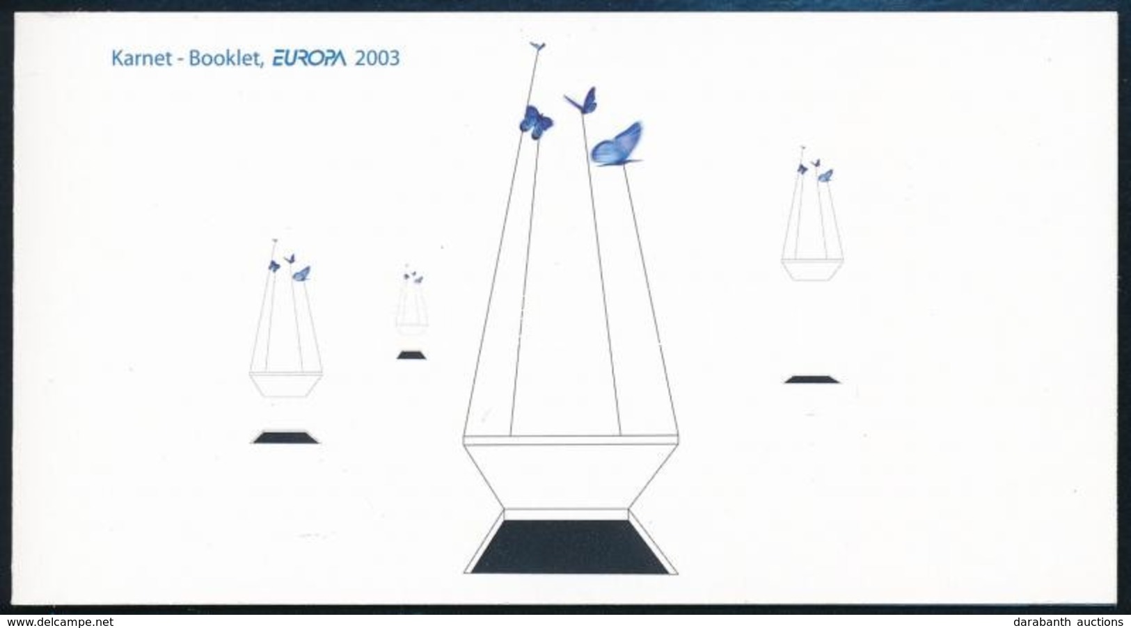 ** 2003 Europa CEPT: Plakátművészet Bélyegfüzet,
Europa CEPT: Poster Art Stamp-booklet
MH 301 - Otros & Sin Clasificación