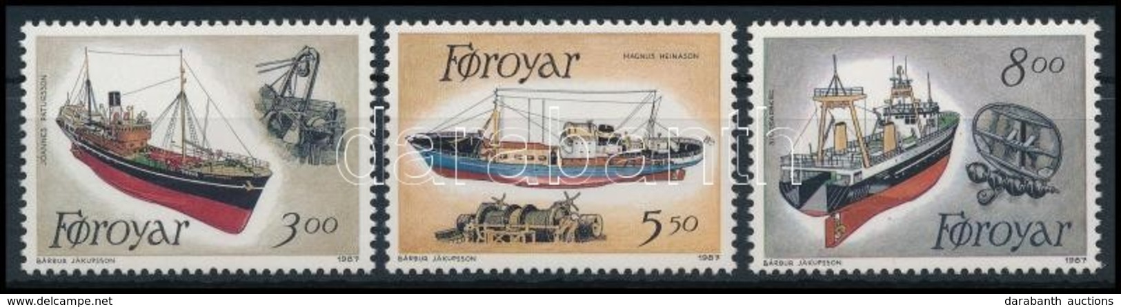 ** 1987 Halászhajók Sor,
Fishing Boat Set
Mi 151-153 - Sonstige & Ohne Zuordnung