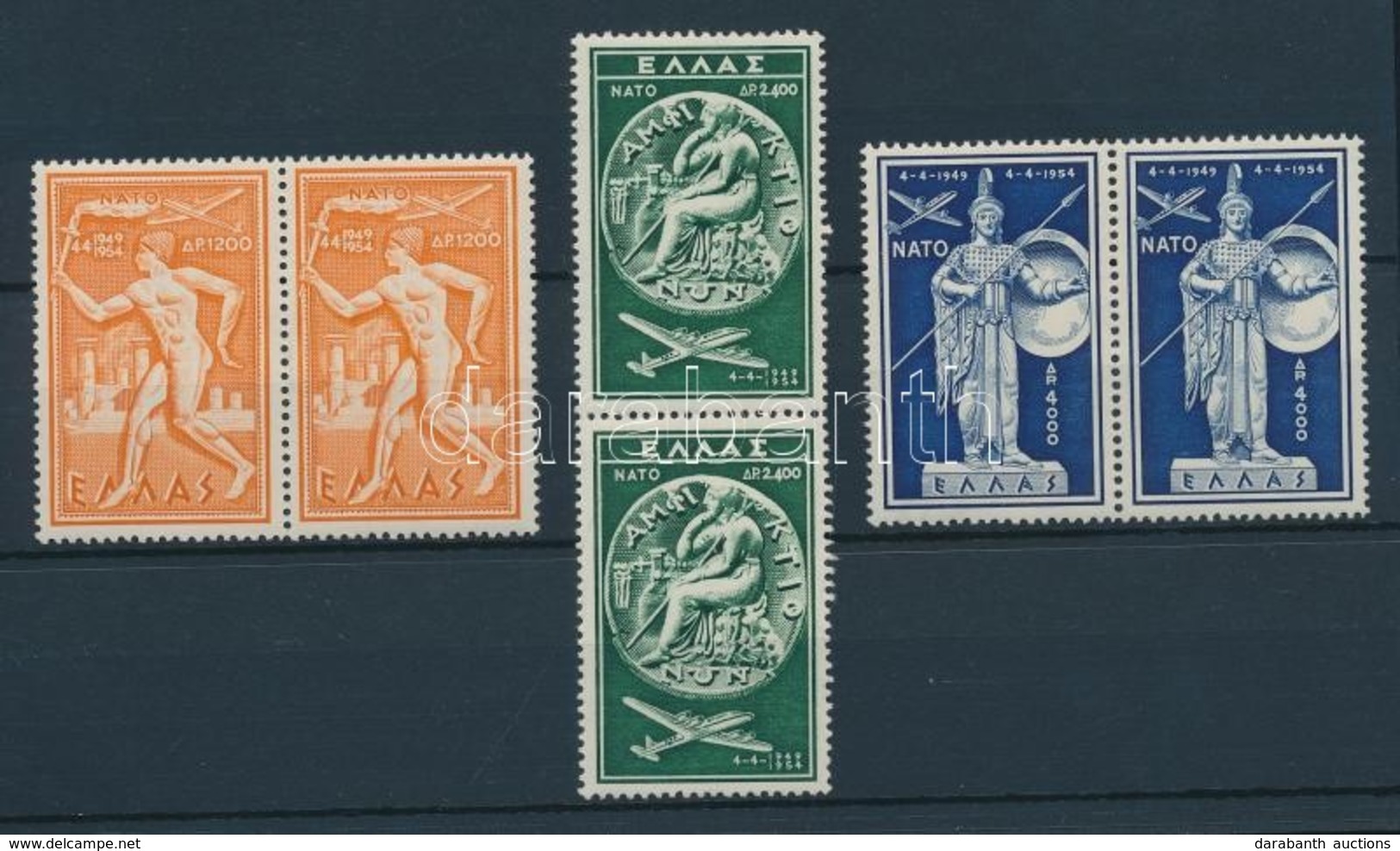 ** 1954 5 éves A NATO Sor Párokban Mi 615-617 - Other & Unclassified