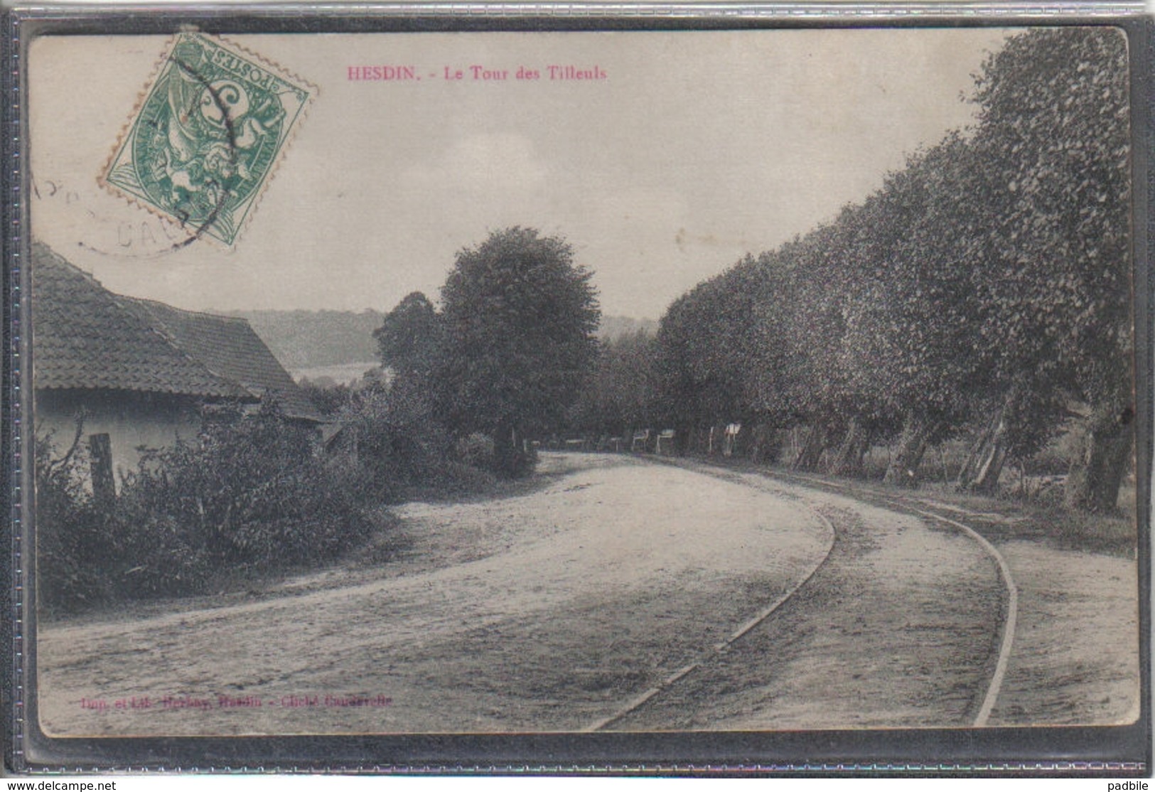 Carte Postale 62. Hesdin  La Tour Des Tilleuls   Très Beau Plan - Hesdin