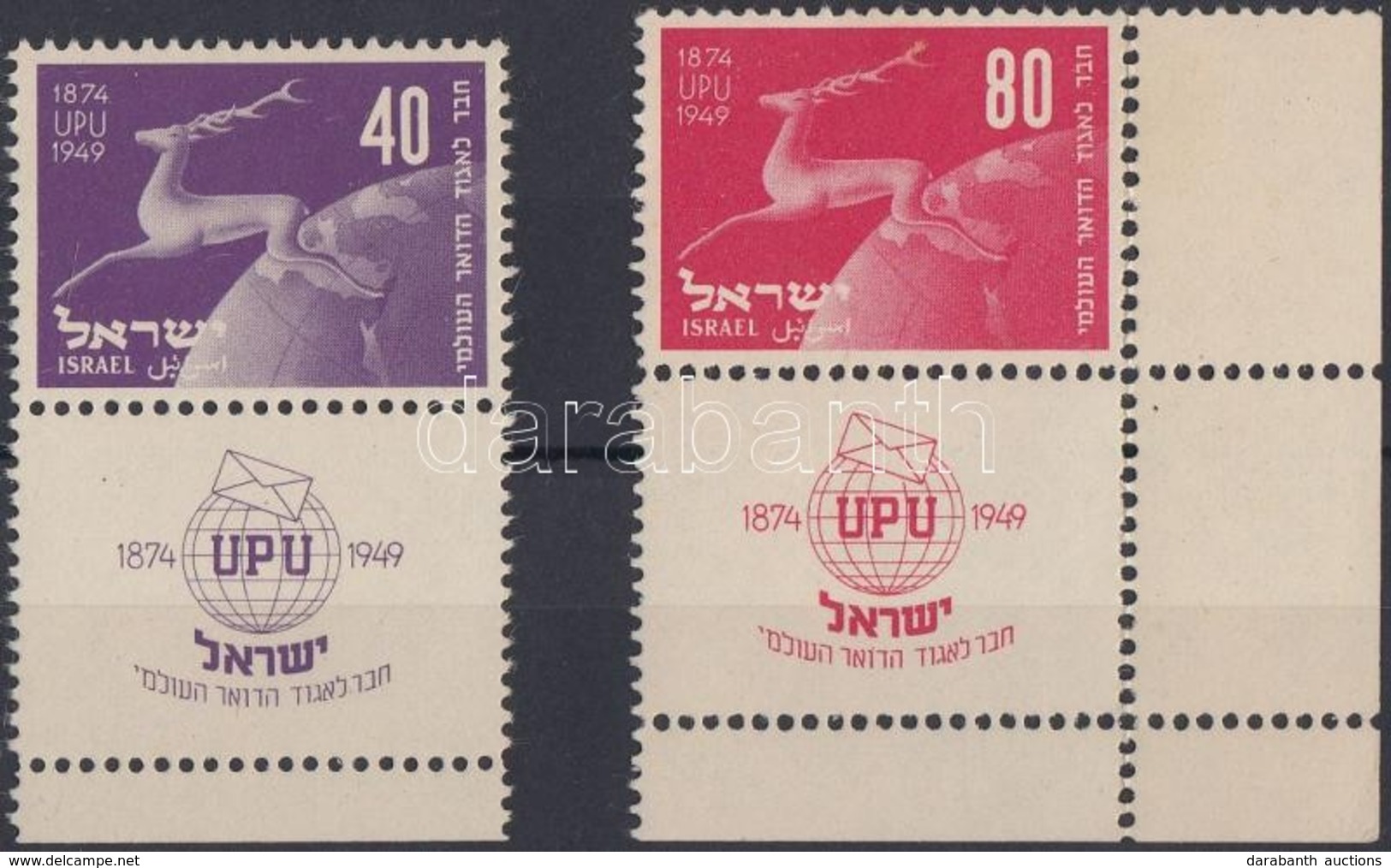 ** 1950 UPU Mi 28-29 Tabos Sor - Other & Unclassified