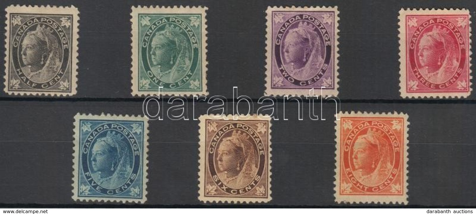 * 1897 Forgalmi Bélyeg Sor Záróérték Nélkül/ Definitive Set Mi 54-60 - Other & Unclassified