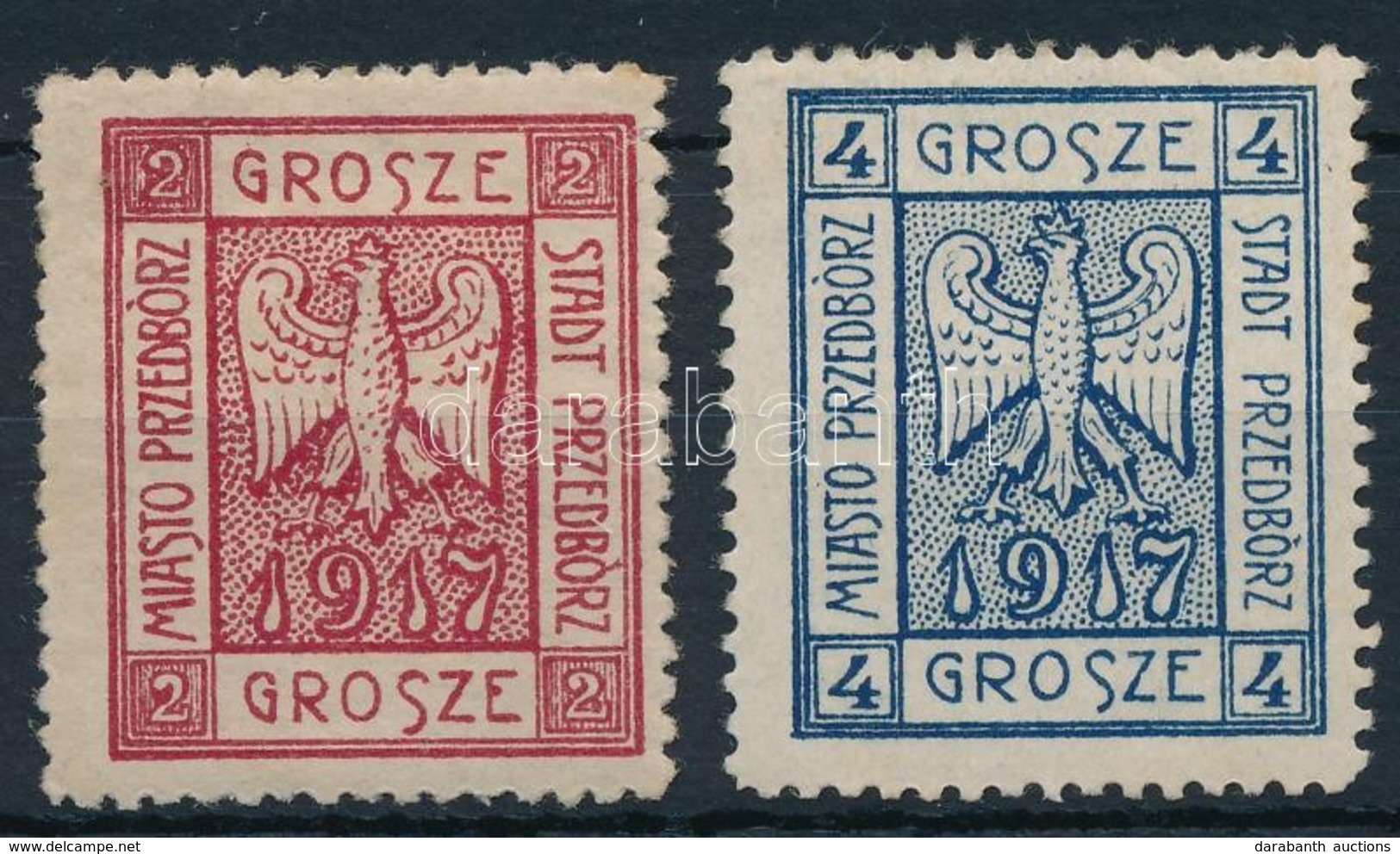 * Przedbórz 1917 Mi 1 A, 2 A - Andere & Zonder Classificatie