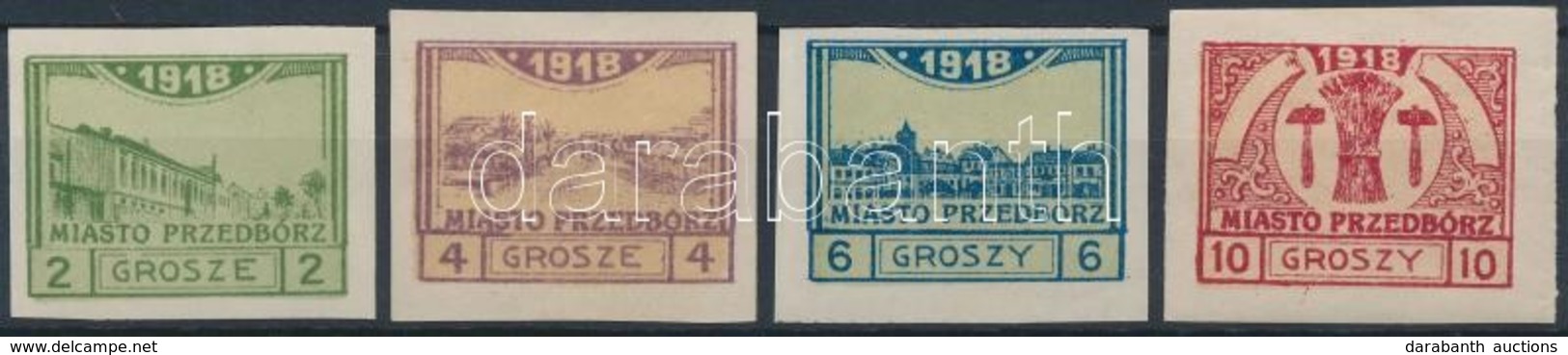 * Przedbórz 1918 Mi 3-6 (Mi EUR 355.-) - Other & Unclassified