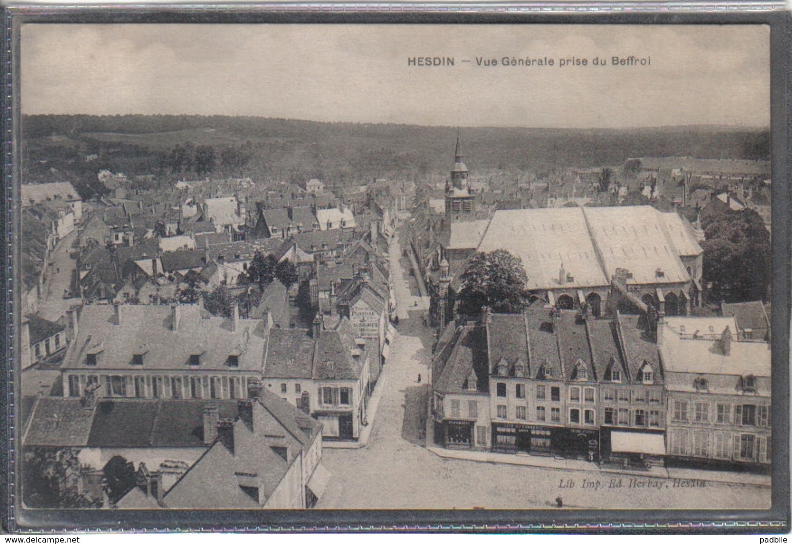 Carte Postale 62. Hesdin   Très Beau Plan - Hesdin