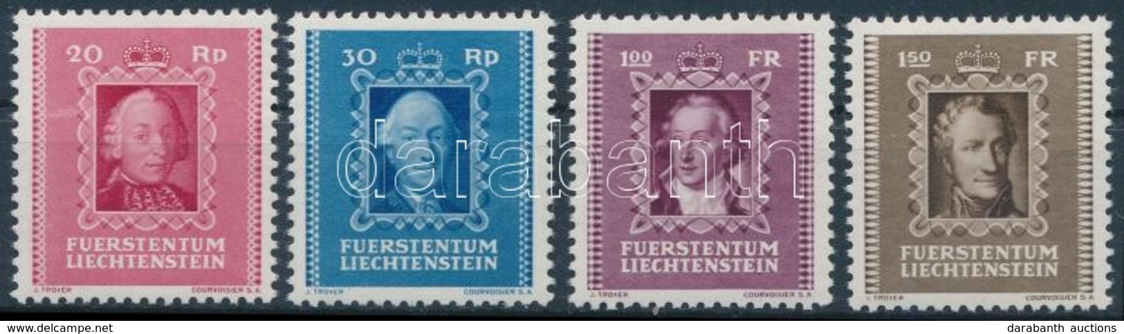 ** 1942 Hercegek (II.) Sor Mi 207-210 - Other & Unclassified