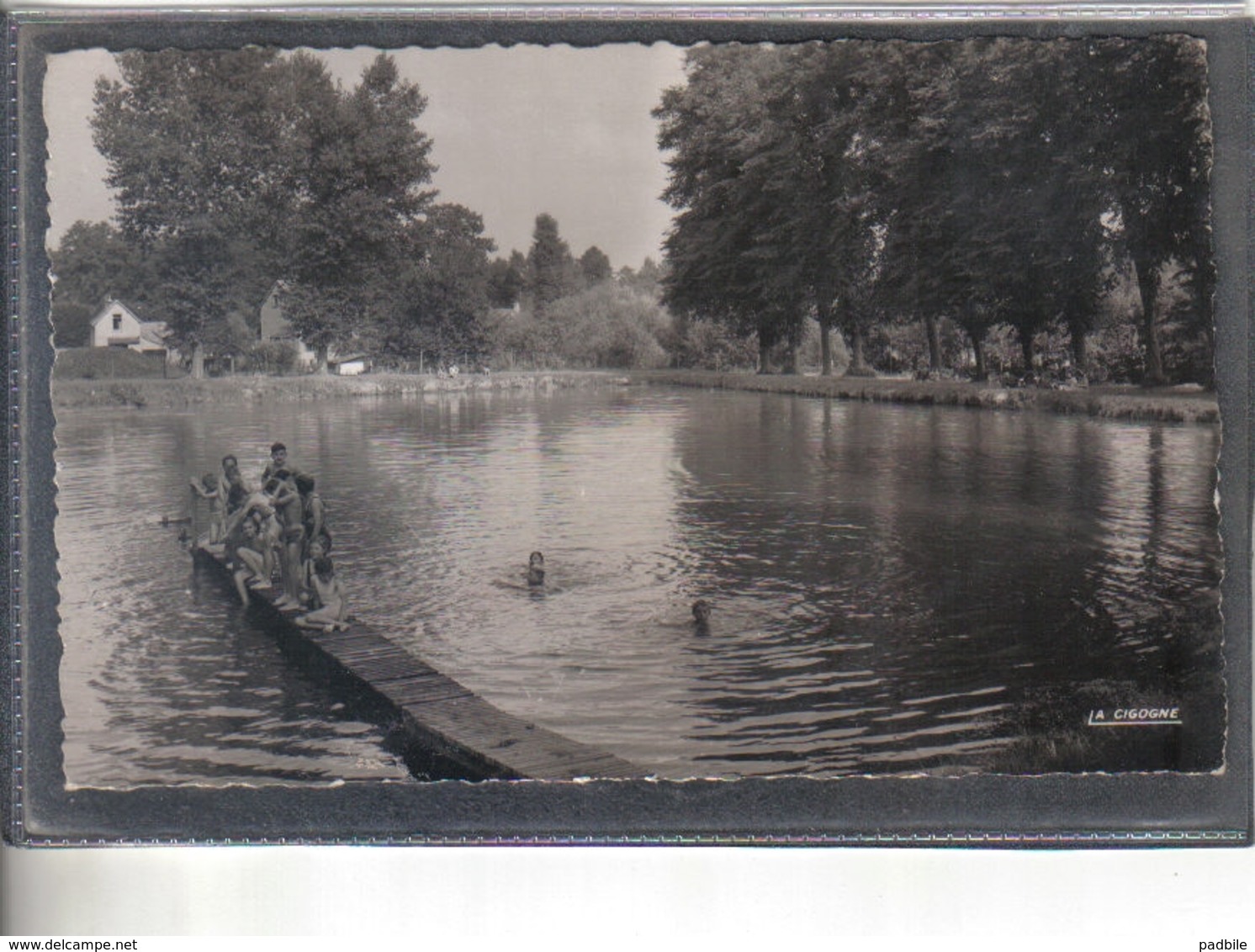 Carte Postale 62. Hesdin Le Bassin De Natation  Très Beau Plan - Hesdin