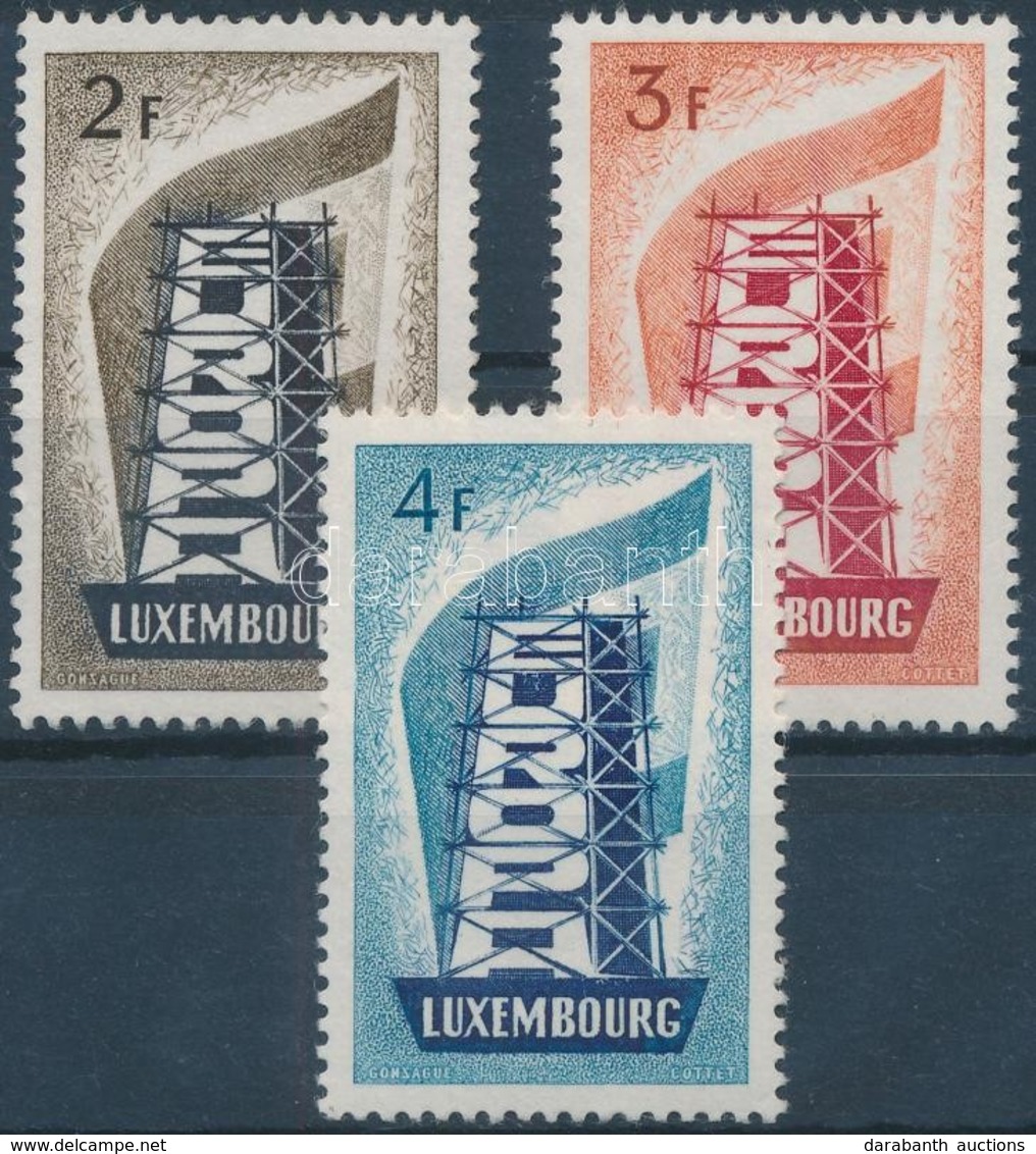 ** 1956 Európa Sor,
Europa Set
Mi 555-557 - Andere & Zonder Classificatie