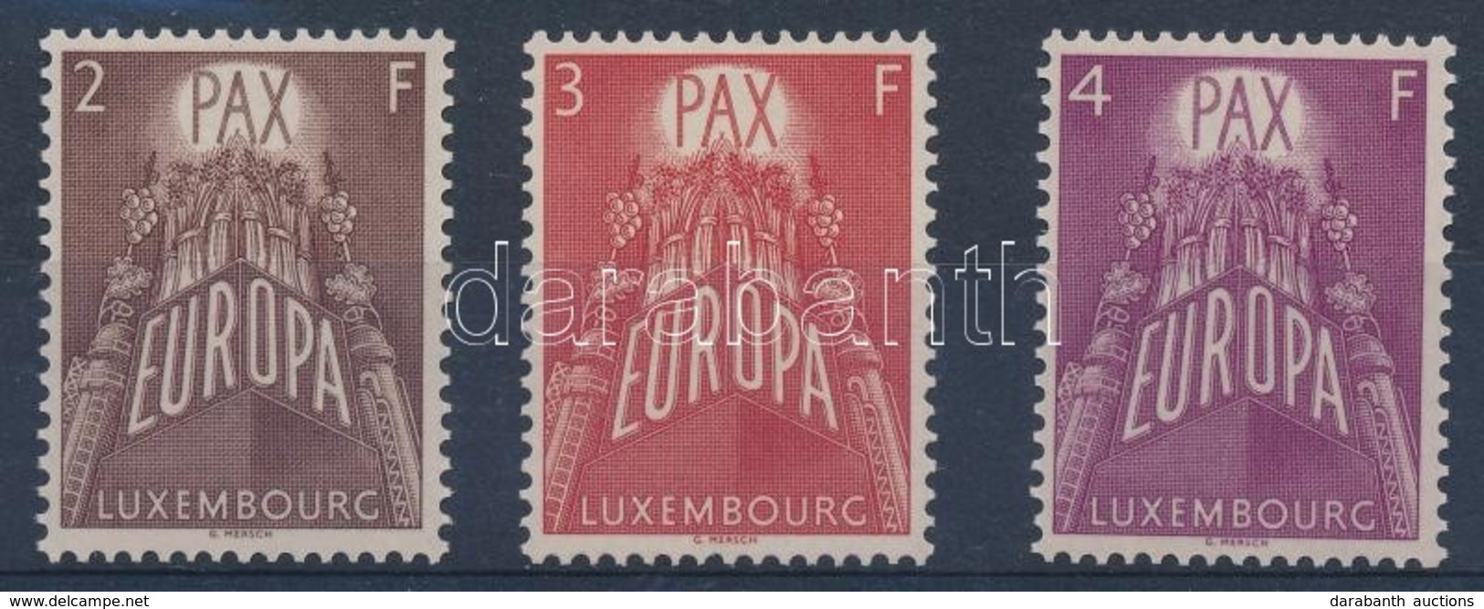 ** 1957 Europa CEPT Sor  Mi 572-574 - Andere & Zonder Classificatie