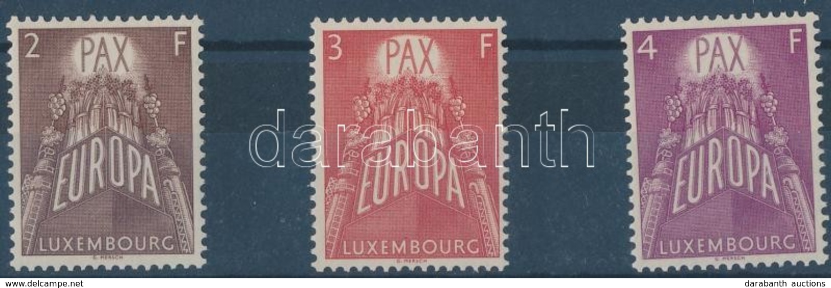 ** 1957 Europa CEPT Sor Mi 572-574 - Other & Unclassified