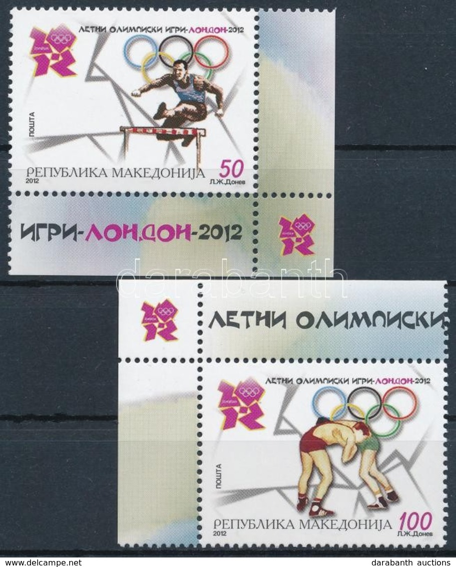 ** 2012 Nyári Olimpia, London ívsarki Sor,
Summer Olimpics, London Corner Set
Mi 636-637 - Other & Unclassified