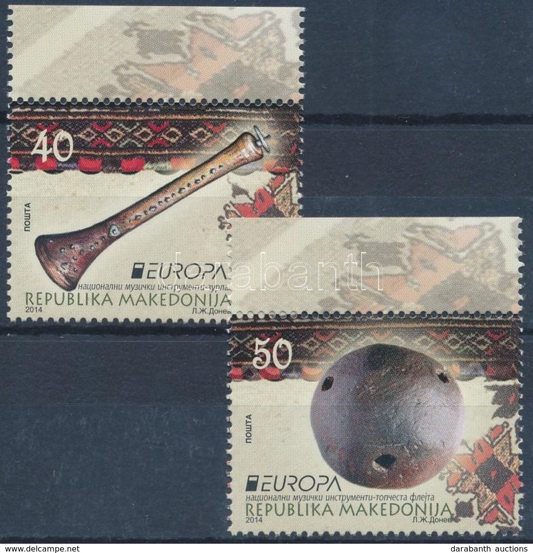 ** 2014 Hangszer ívszéli Sor,
Instrument Margin Set
Mi 694-695 - Otros & Sin Clasificación