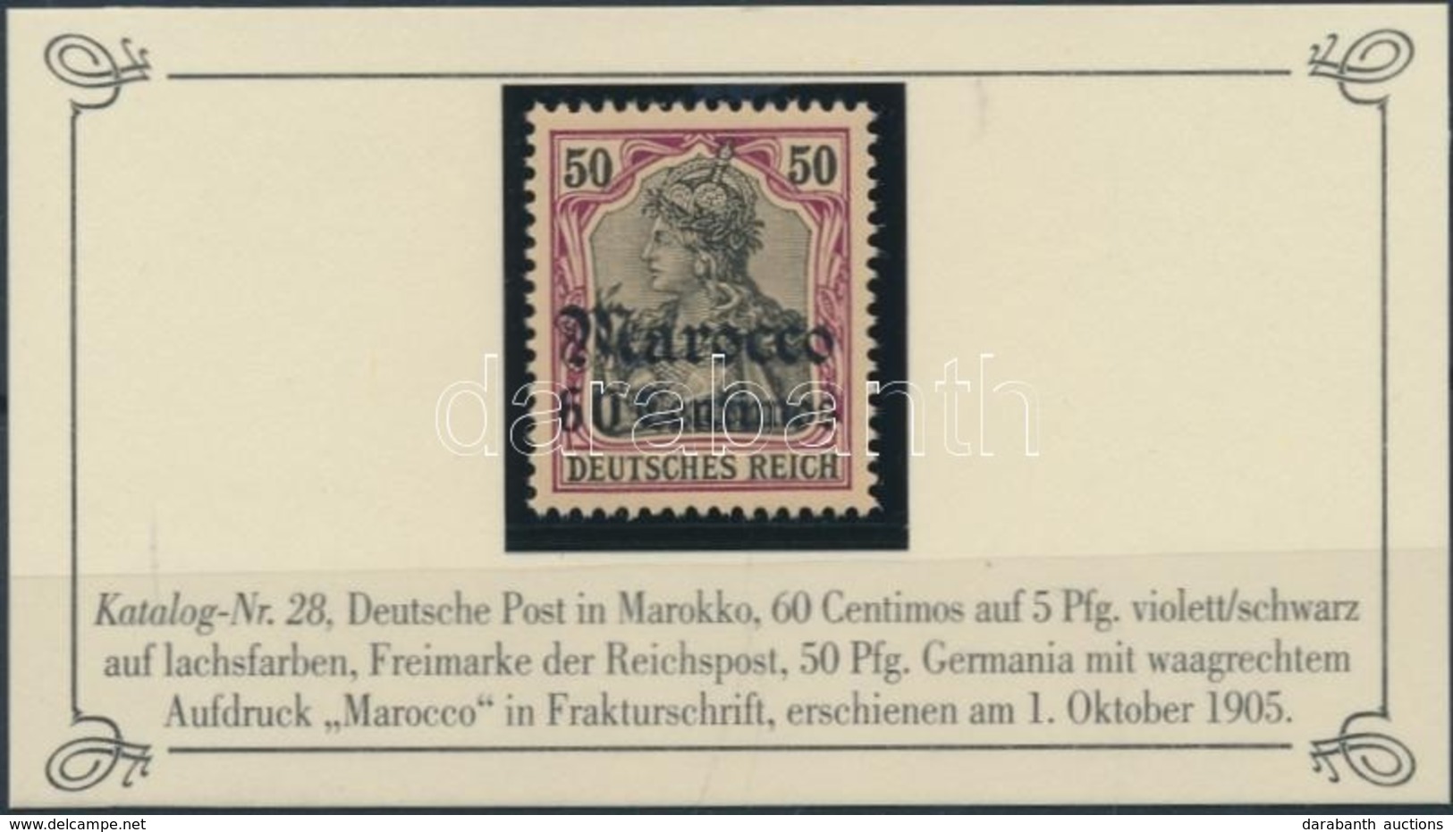 ** Marokkó 1905 Mi 28 - Other & Unclassified