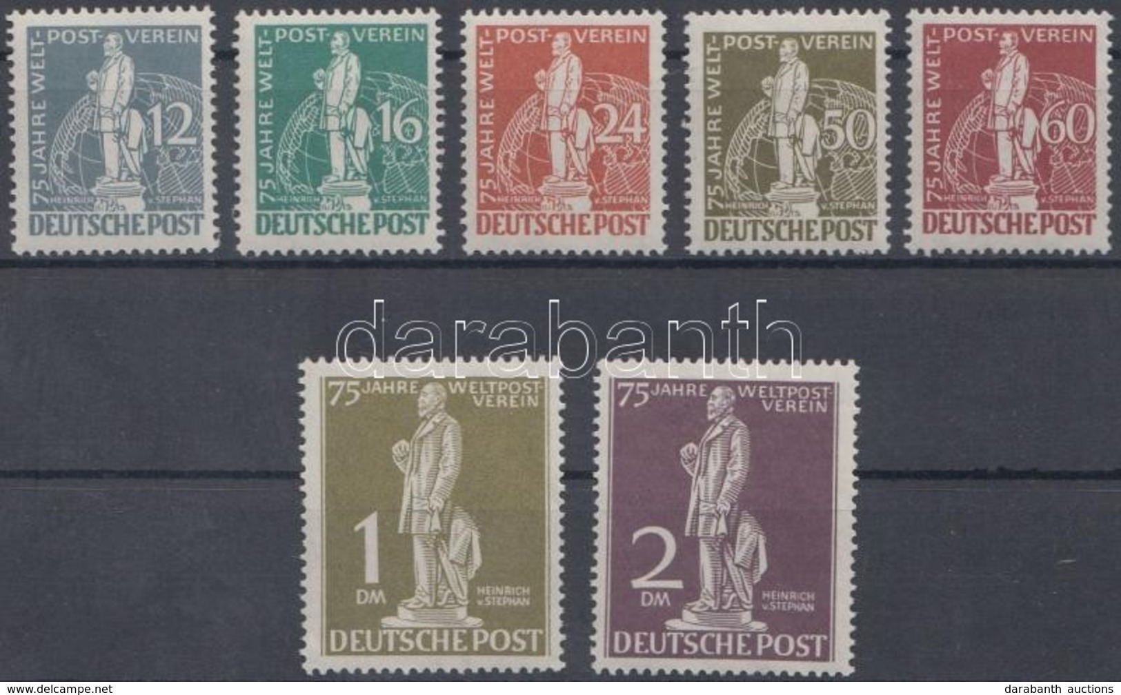 ** 1949 75 éves Az UPU Sor Mi 35-41 - Other & Unclassified