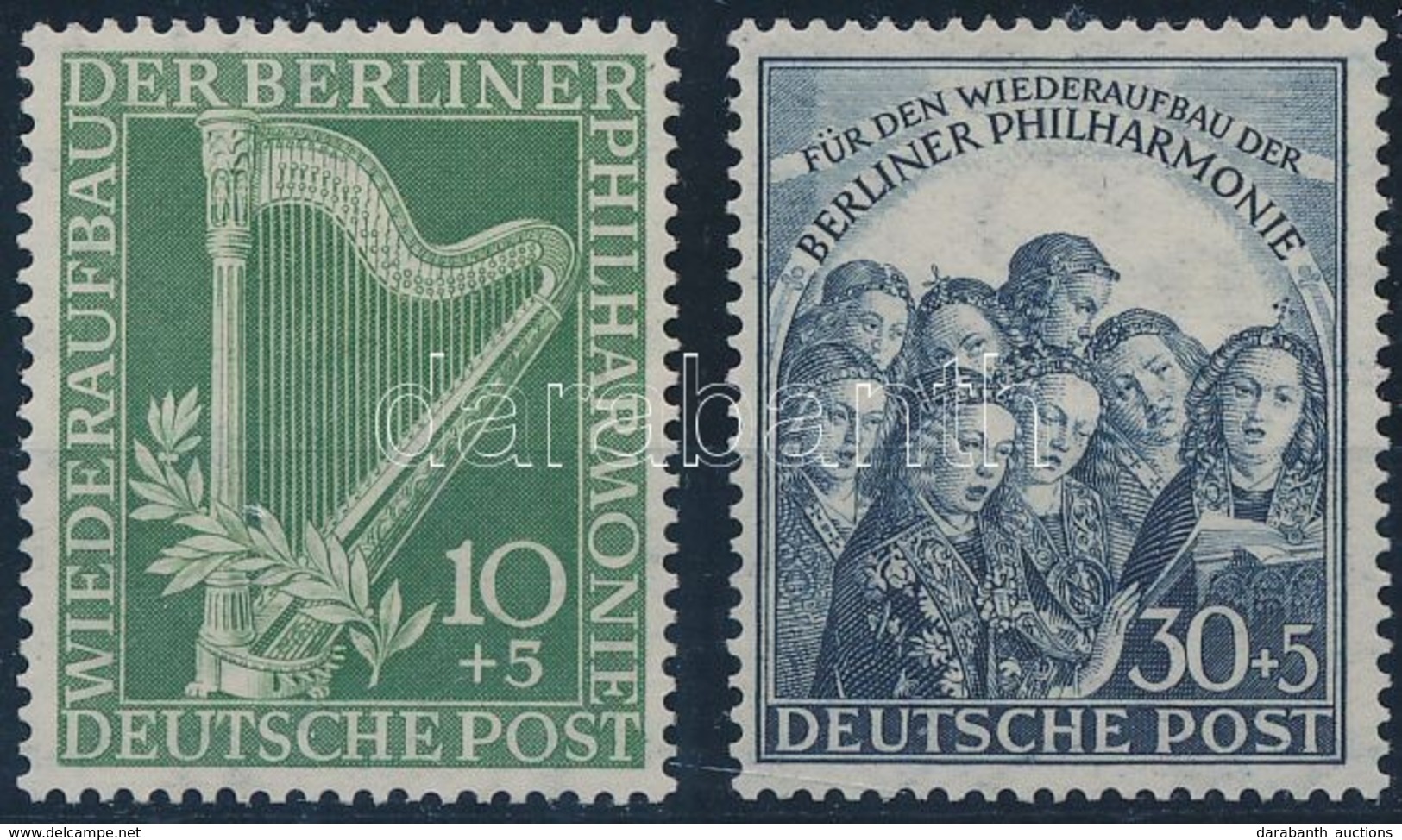 ** 1950 Ismét összeáll A Berlini Filharmonikus Zenekar Sor Mi 72-73 - Andere & Zonder Classificatie