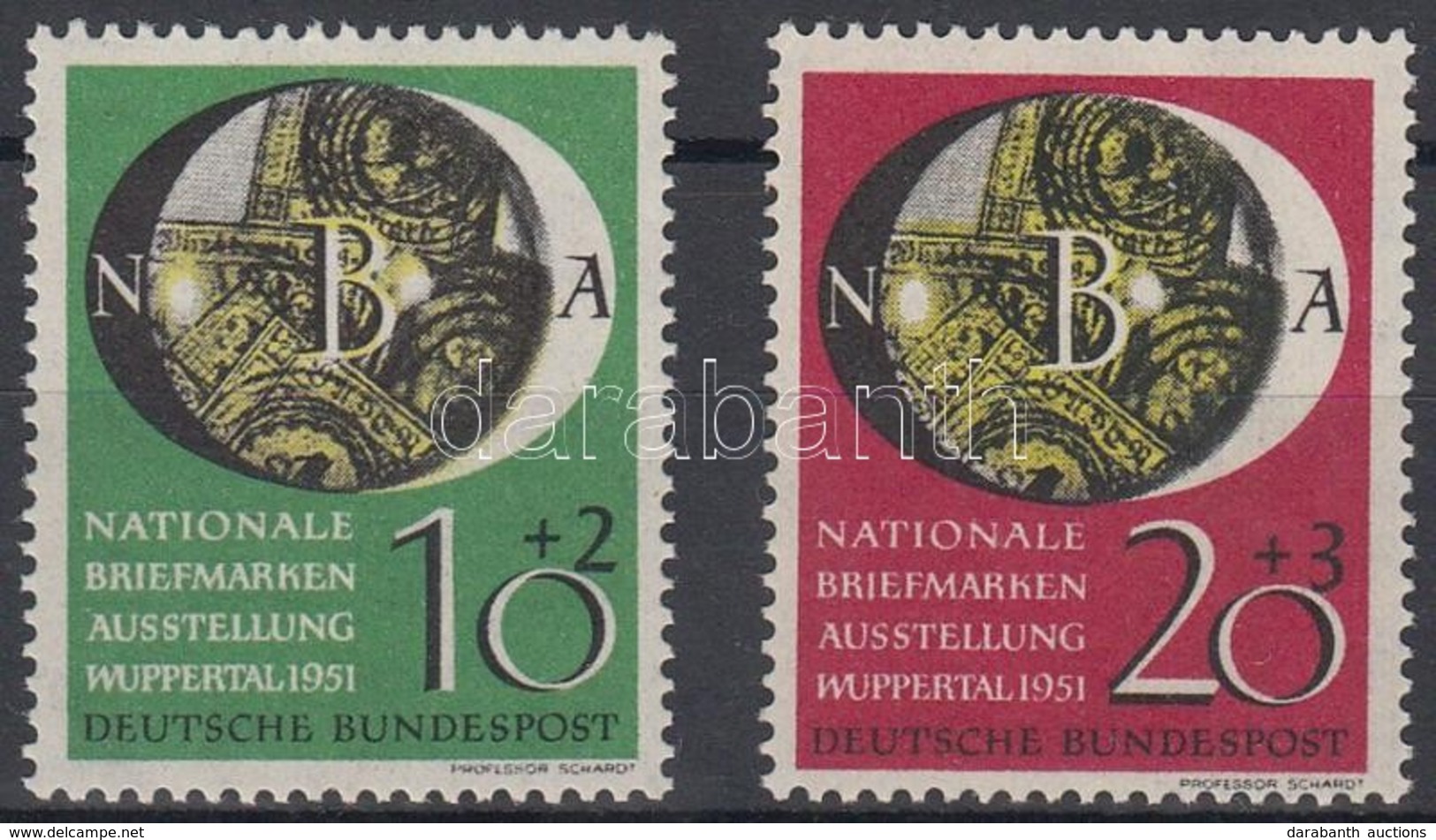 ** 1951 Nemzeti Bélyegkiállítás Sor Mi 141-142 - Other & Unclassified