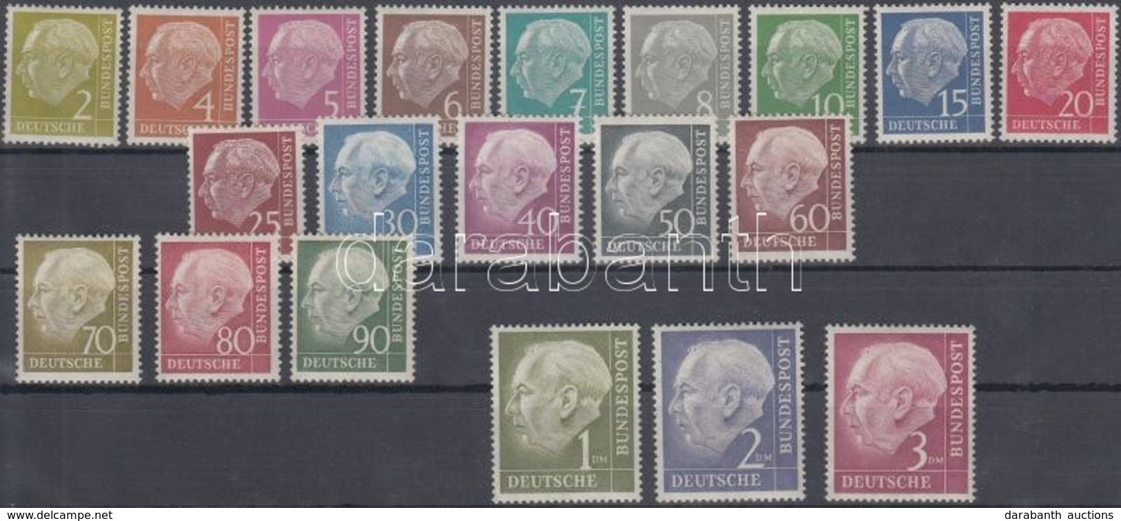 ** 1954/1961 Forgalmi Sor Mi 177-196 - Andere & Zonder Classificatie