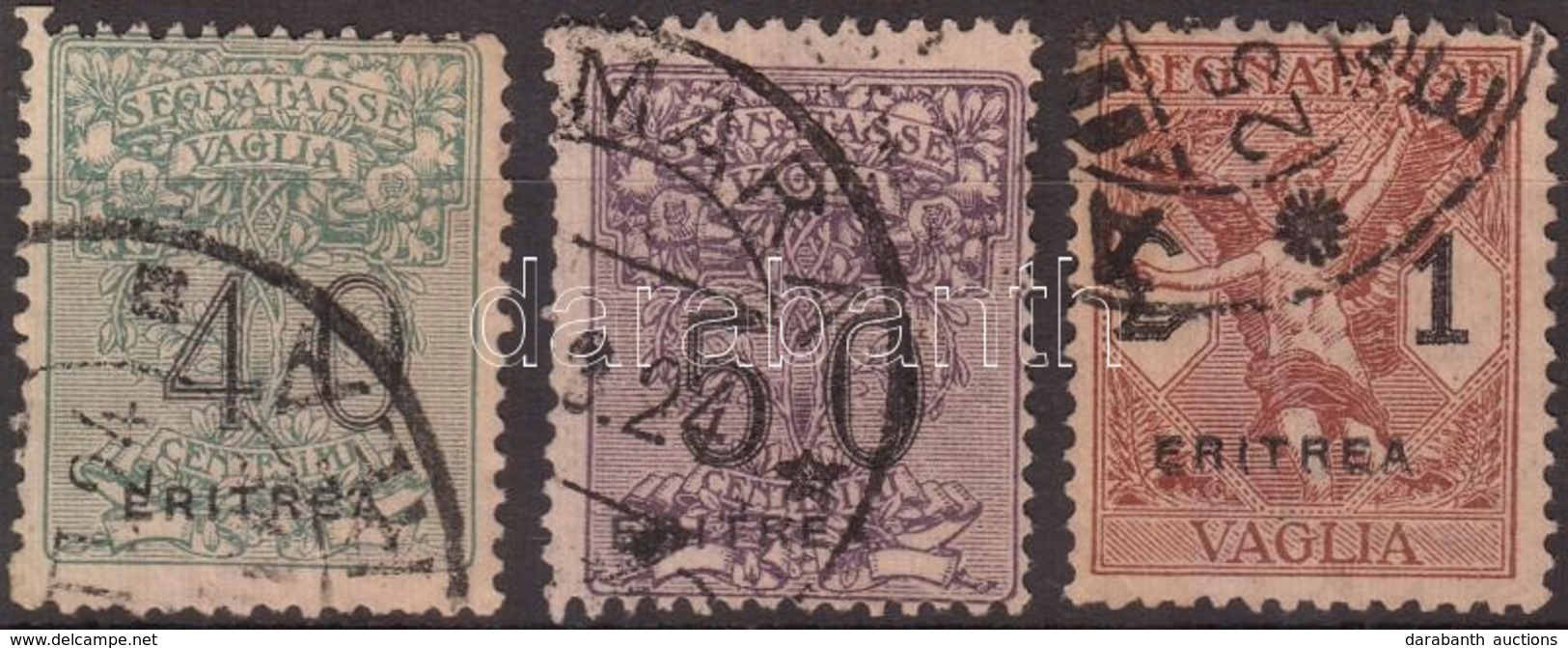 O 1924 Pénzutalvány Bélyegek / Money Order Stamps Mi 2-4 - Andere & Zonder Classificatie