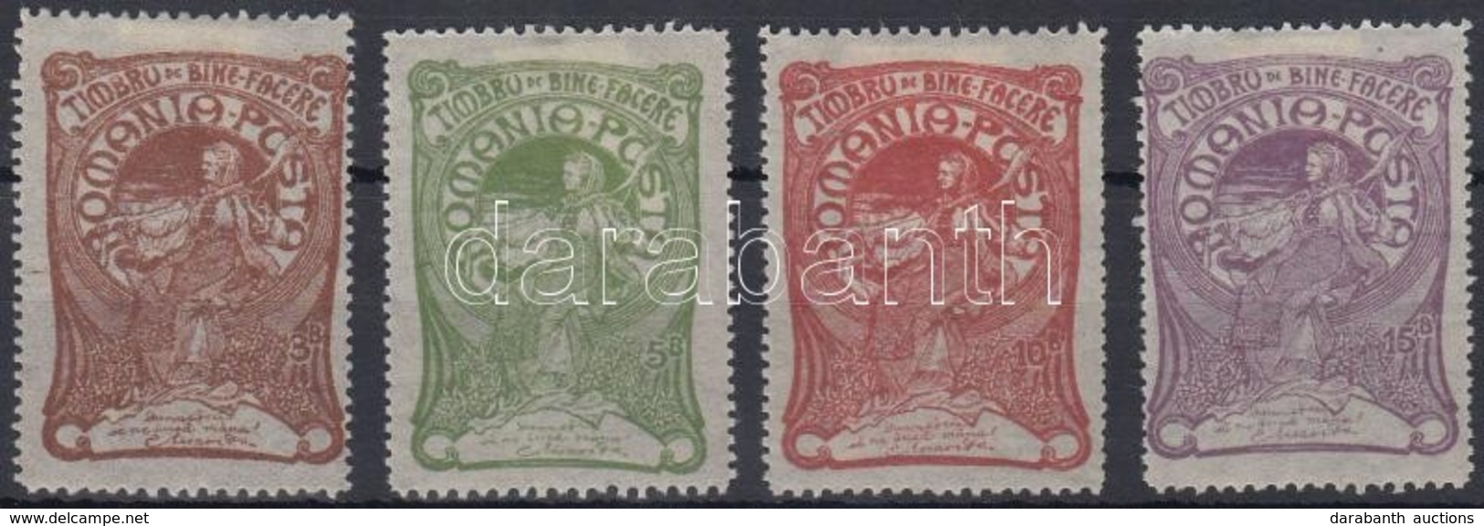 * 1906 Jólét Sor Mi 161-164 - Andere & Zonder Classificatie