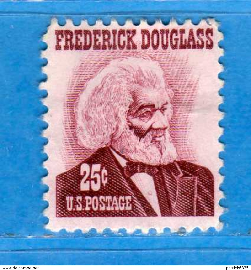 (Us2) USA °-1967-68 - Américains Célèbres- FREDERICK DOUGLASS.  Yvert . 823.   .  USED.  Vedi Descrizione - Usati