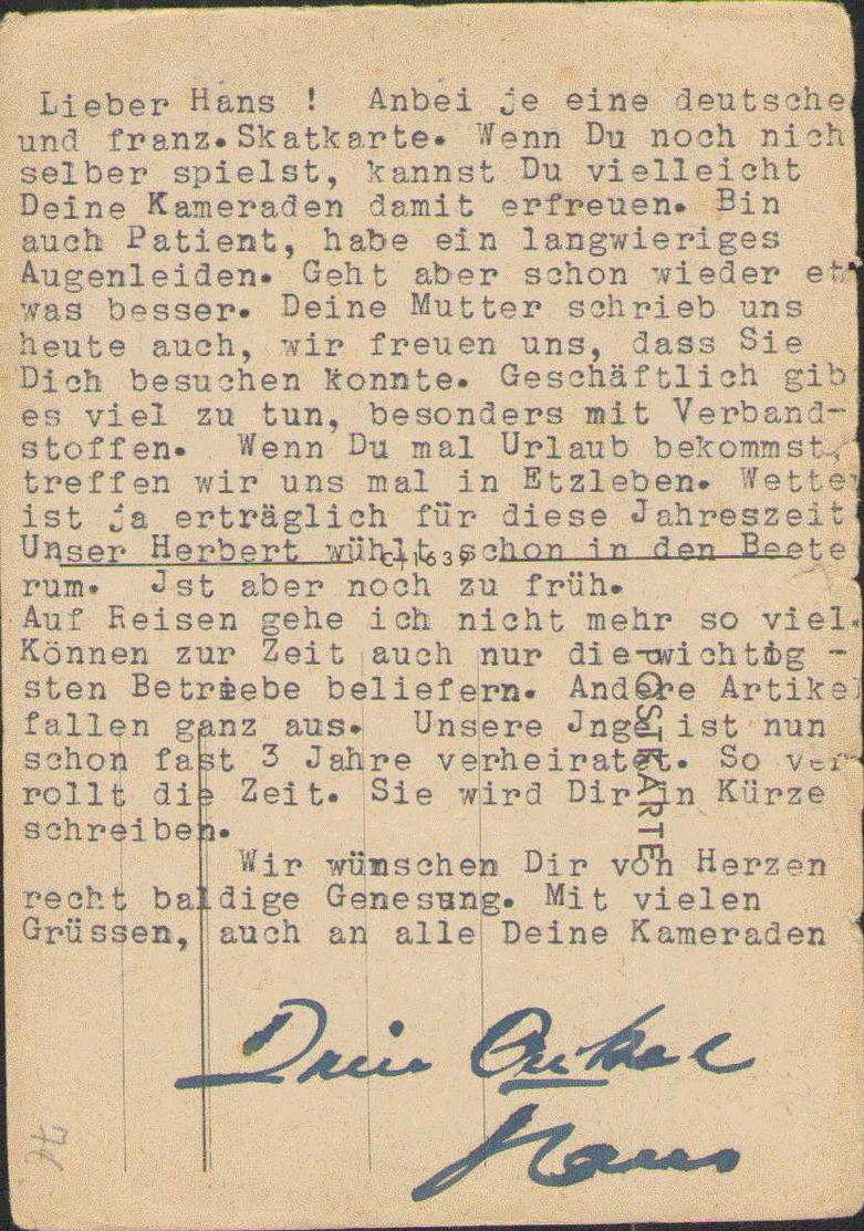 Landdienst Der Hitlerjugend, Propaganda-Postkarte, Drittes Reich - Oorlog 1939-45