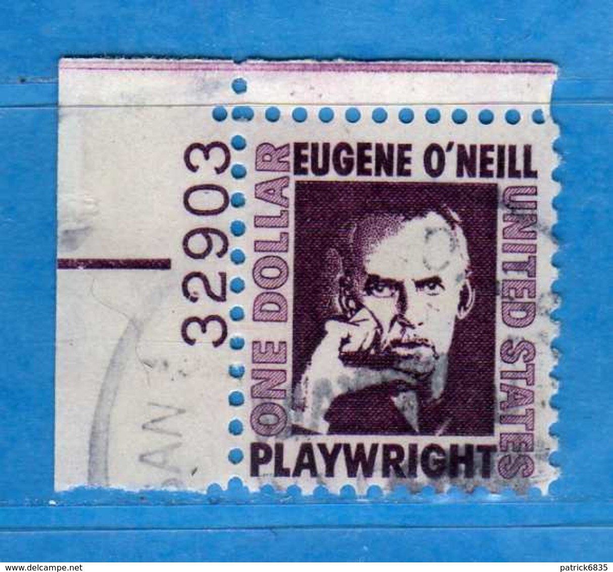 (Us2) USA °-1967-68 - Américains Célèbres- Eugène O'Neill.  Yvert . 825.   .  USED.  Vedi Descrizione - Usati