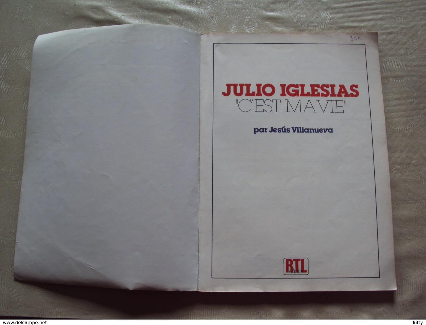 Livre "C'est Ma Vie" JULIO IGLESIAS Par Jésus Villanueva - Sylvie Vartan - Sheila - Dalida - Mireille Mathieu - 1981 - Musique