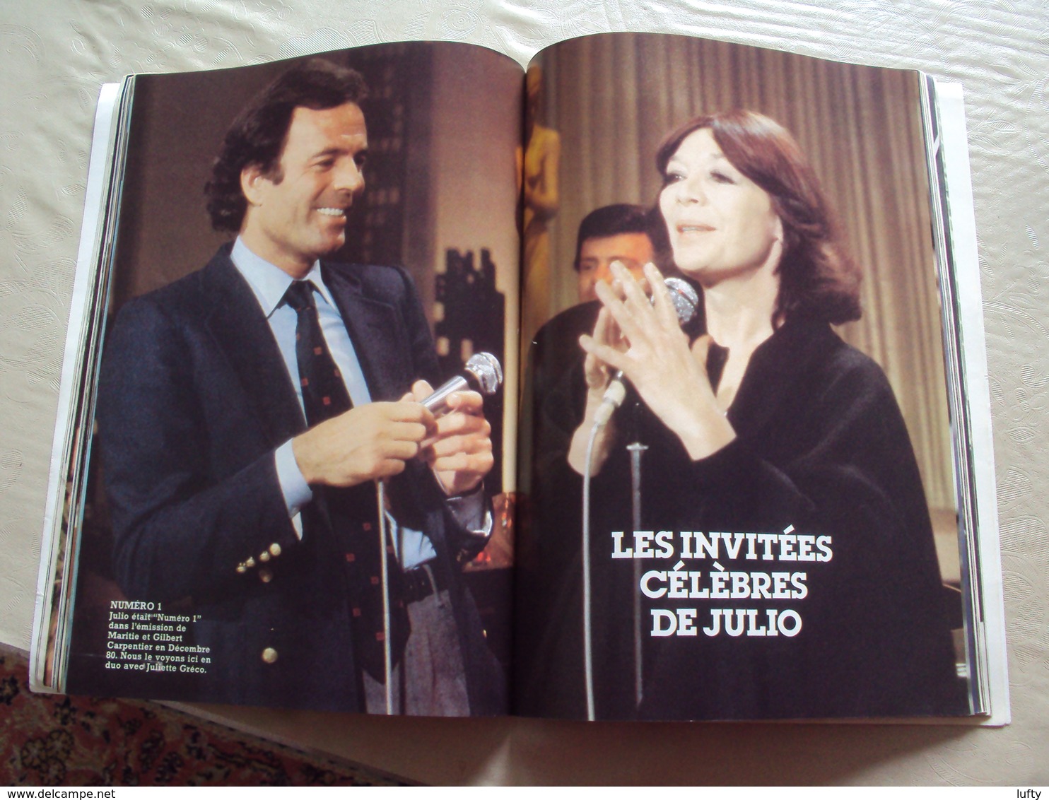 livre "C'est ma vie" JULIO IGLESIAS par Jésus Villanueva - Sylvie Vartan - Sheila - Dalida - Mireille Mathieu - 1981