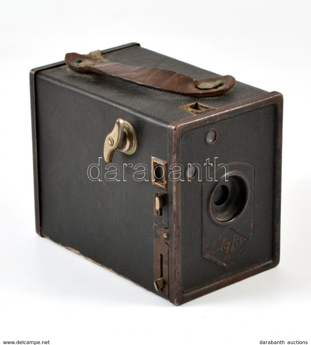 Cca 1935 Agfa Box 44 Fényképezőgép, Kissé Kopottas állapotban / Vintage Agfa Box Camera, In Slightly Worn Condition - Fototoestellen