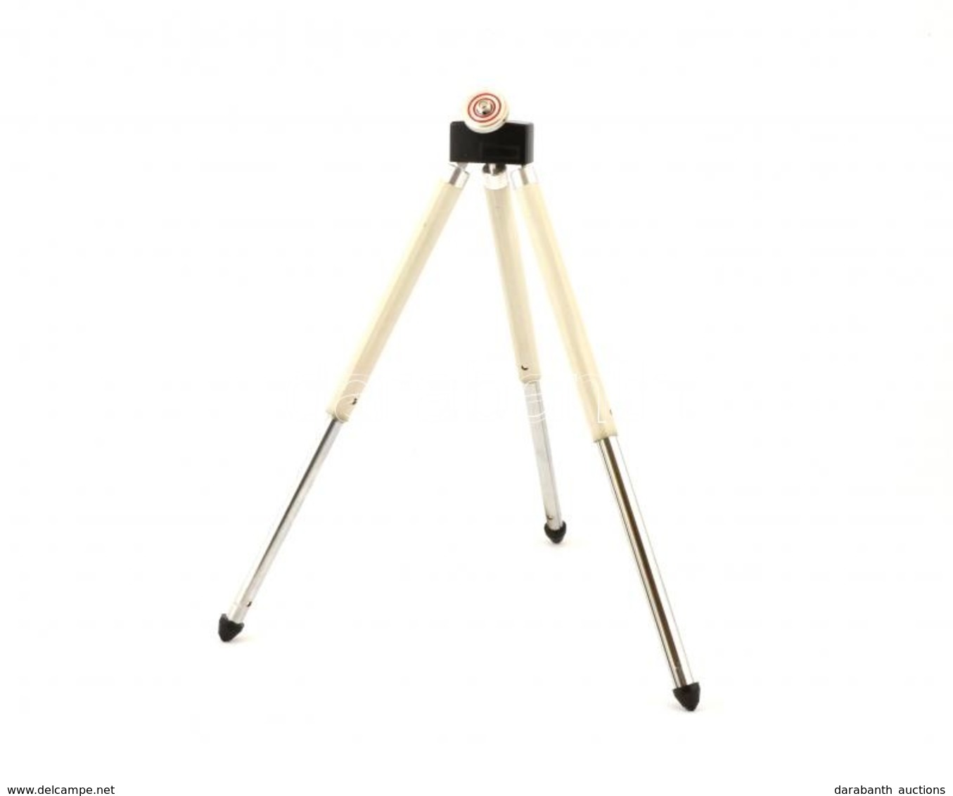 Régi Fényképezőgép állvány, Tripod, Fém-műanyag, Kihúzható Lábakkal, Kihúzatlan állapotban: M: 24 Cm, Lábak: H: 21 Cm, K - Fototoestellen